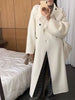 Double-Sided Cashmere Coat For Women In Autumn And Winter, Hepburn Style Woolen Long Coat