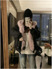 Double Sided Winter Coat Women Clothing Imitation Mink Fur Fur Hooded Cotton Jacket Female Warm Plush Cotton-padded Outerwea