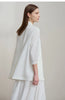 Minimalist Women's Blazer Mujer Autumn Solid Loose Seven-quarter Sleeve Lapel Button Commuter Suit Jacket 12512019