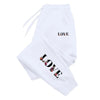 Womens Tracksuit Trousers Love Letter Print Street Sweatpants Daily Casual Simplicity Versatile Jogging Sport Pants