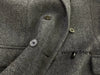 Woman 2025FW Grey Herringbone Wool Blazer Lapel Collar with Letters Embroidered Front Buttons Sides Pockets Long Sleeved Suits