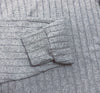 Cozy Casual Turtleneck Dress for Women - Long Sleeve, Ribbed Knit, Mid-Length with Side Stripes - for Fall/Winter