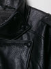 Winter Women Faux Leather Loose Jacket High Street Stand Collar Long Sleeve Coat Zipper Thicken Outwear