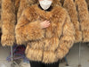 Faux Fur Coat Women's Jacket Winter Warm Thick Fox Raccoon Leather Brown Plus Size Especially Fake Fur Cold