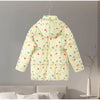 Oversized Printed Thicken Women's Coat With Hooded Loose Full Sleeve Zippers Pocket Cotton-padded Coats Winter Lady Outwear