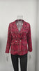 Casual Thin Suit Lady Long-sleeved Blazer Double-breasted Check Blazer Slim Fit Office Lady Elegant Chic Jacket Coat