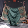 Women Lace Flowers Panties Sexy Hollow Temptation Silk Breathable Underwear Tummy Mid Waist Butt Lift Briefs Intimate Panty