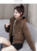 Winter Korean Hooded Bread Jacket Women Parkas Casual Thicke Warm Down Cotton Padded Short Jacket Female Outerwear