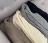 Slouchy Cardigan Knitted Drop Shoulder Long Sleeve Ribbed Open Front Sweater Jacket Women Teen-girl Fall Winter Basic Outfit