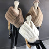 Woman Real Fox Fur Shawl Vest Jacket Fluffy Fur Cape Natural Fur Poncho Fur Lady Scarf Wrap Coat Shawl Wedding Party Clothing