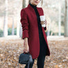Blends Overcoat Female Coat Autumn Winter Coats And Jackets Women Plus Size Coat Women's Coats Long Tops Customized Blazer