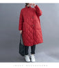 Winter Women Long Jacket Femmes Quilted Warm Lightweight Down Cotton Coat Loose Oversize Parkas Padded Female Outerwear