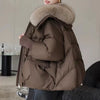 2026New Winter Jacket Women Parka Thick Warm Down Cotton Coat Parkas Female Casual Ladies Big Fur collar Cotton Outwear