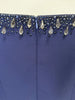 High Street Designer Vestido Women's Diamonds Beaded Slash Neck Off The Shoulders Long Maxi Dress