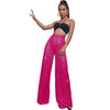 Women's Solid Color Wide-leg Pants Casual Elegant Black Sequins Holiday For Women Long Pant Womens Clothing
