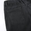 Metal Button High Waisted Straight Leg Jeans Drop Crotch Trousers Streetwear Hip Hop Y2K Cargo Denim Pants for Women