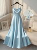 Pearl Strap Satin Slip Retro Dress Women's Elegant Solid Color Dress Strap Handmade Beaded Waist Collection Satin Gilded Dresses
