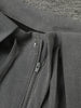 Gray 3 Piece Set Women's Lapel Blazer Short Vest High Waist Drawstring Wide Leg Pants Suit Autumn