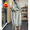 Plus Size Pullover Dress Oversize Thick Warm Women's Hoodies Autumn Loose Hoodies Sweatshirts Long Sleeve Streetwear Sports