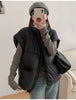 Autumn Winter Simplicity Comfortable Women's Cotton Vest Temperament Versatile Ladies Down Cotton Waistcoat Jackets