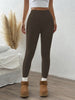 Women Basic Velvet Leggings Winter Warm Casual Solid Color High Waist Slim Fit Ankle Length Leggings Streetwewar