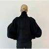 Women Stand Collar Spring Woolen Coats Single Breasted Loose Female Long Sleeve Jacket Office Lady Street Short Coat