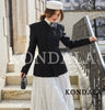 Commute Minimalist Blazer Women High Street Slim Blazer Spring Holiday Gathering Chic Blazer for Female