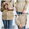 Women Double Layer Windbreaker Autumn Casual Slim Coat Plus Size 4Xl Stand-Up Collar Ladies Jacket