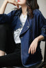 Korean Style Retro Denim Shirt Women's Spring and Autumn Niche Chic Unique Design Jacket Top