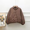Women Ultralight White Duck Down Jacket Over Size Loose Casual Autumn Winter Outwear Vintage Coat