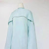 High Neck Cape Sleeve Slim-Fit Maxi Dress Pearl Trim Solid Color Floor Length Modest Abaya Style Formal Occasion Women