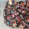 Vintage Floral Flower Printed Cotton Coat Women Fleece Thick Warm Long Sleeve Quilted Jacket Autumn Winter Women's Clothing