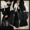 Original Japanese Lace Off-Shoulder Long Sleeve Dress Sweet Girl Kawaii Bowknot Women's Elegant Lolita Short Dresses