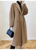 101801 Women Coat Winter Women's Jacket 10% Cashmere 90% Wool Classic Camel Wool Coat