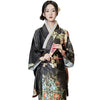 Kimono Women Sexy Yukata Evening Dress Japanese Cosplay Costume Floral One Size