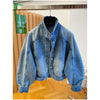 Women's Denim Jacket Spring Autumn High-grade Stand-up Collar Ladies Cowboy Coat Be All-match Loose Female Casual Top