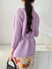 Black Tie Cardigan Design Women's Pleated Jacket Stemperament Casual Niche Three Quarter Top 2DB3365
