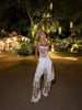 Floral Print Pants 3-piece Set Women Elegant Oversized Blazer Corset Top Sling Top Suit Lady Holiday Bohemian Outfit