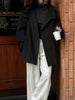 Autumn Winter Stand Collar Women's Double-faced Woolen Coat Korean Single Breasted Thick Overcoat DB5065