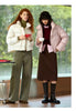 Down Jacket Women Winter Puffer Down Fill Goose Down Waterproof Oil-proof Stain-proof Stand Collar Coat Women