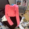 Zip Up Crop Cardigan for Women Long Sleeve Fuzzy Knit Crop Sweater Jacket Shrunken Cardigan Y2K Acubi Outfit