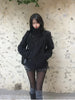 Street autumn/winter solid color women's turtleneck coat Y2K hip-hop retro Harajuku cute casual versatile women tops