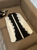 High Street Designer Jacket Women's Stylish Color Block Lace Patchwork Blazer