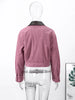 Stand Collar Side Placket Suit Jacket Women Elegant Long Sleeve Button Pocket Loose Coats Spring Chic Office Lady Outerwears