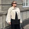 Mujer Women's Trench Coat Cropped Demi-season Jacket for Women Outerwears Short Women's Windbreaker Button Outdoor Coats Ladies