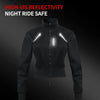 Wosawe Winter Women Motorcycle Jacket Women Motorbike Riding Coat With Soft Pads Casual Moto Riding Clothes