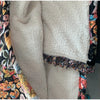 Vintage Floral Flower Printed Cotton Coat Women Fleece Thick Warm Long Sleeve Quilted Jacket Autumn Winter Women's Clothing