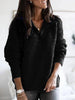 Women's Versatile Comfortable Casual Zipper Pullover Long Sleeve Sweater Jacket for Women