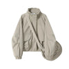 Female Korean Fitting Casual Time American Style Assault Jackets Women's Spring Autumn Zipper Workwear Windbreaker Coat