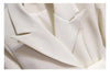 Women Spring Women Clothing Suit Skirt Jacket Belt Waist Slim Suit Women Blazer Long Coat Black Blazers